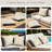 Outdoor Patio Water-Resistant Throw Pillows Set of 2, Ink Floral Pattern-1367176711