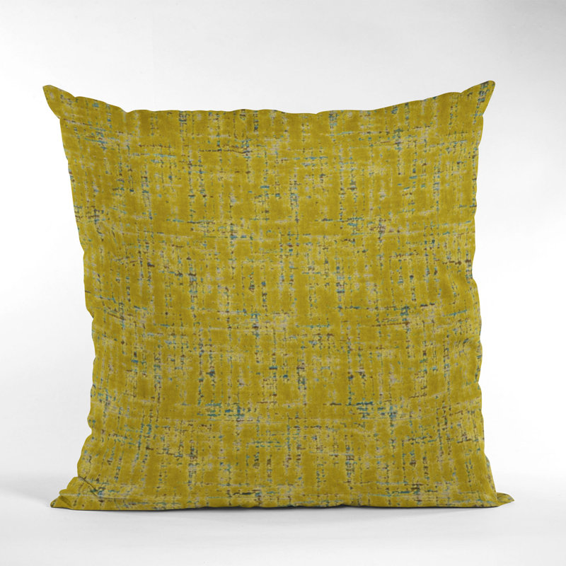Coussin Plutus, Soufre, 26 po x 26 po