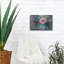 Art mural en métal «China Rose» par Jeanette Vertentes, Red Barrel Studio®-2058495597