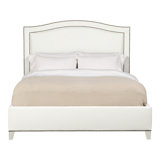 Caroline/Casey Queen Upholstered Low Profile Panel Bed