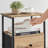 Side Table With 2 Fabric Drawers And Storage Shelf-639311784