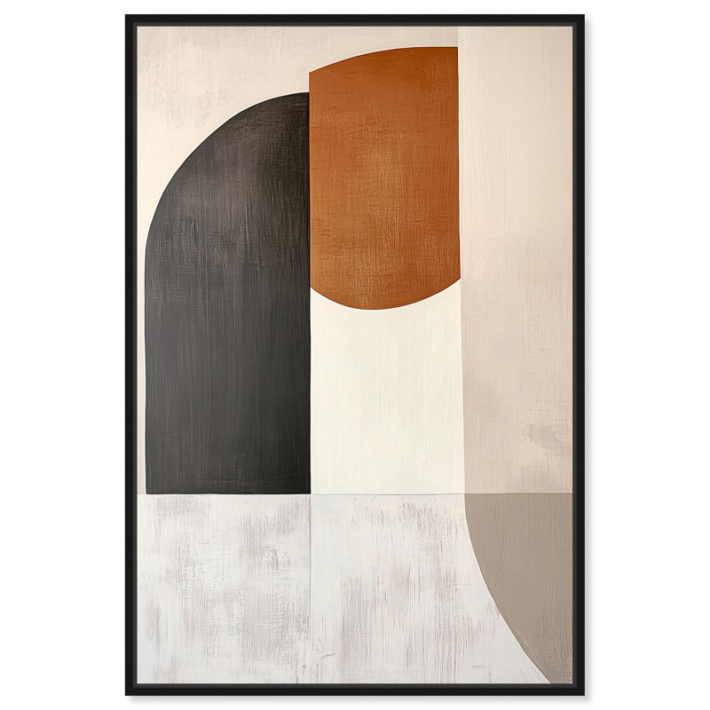 Toile Weimar Echoes IV par Art Remedy, Noir, H 16 po x l 11 po, Cadre flottant