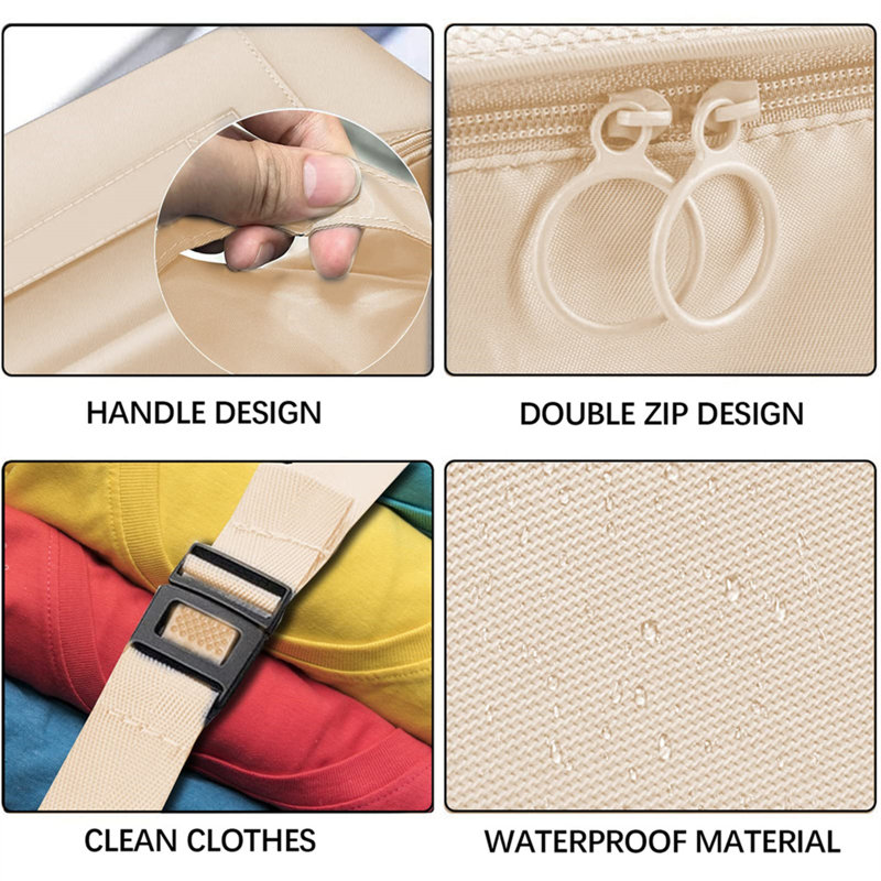 Rebrilliant Fabric Storage Bag, Beige