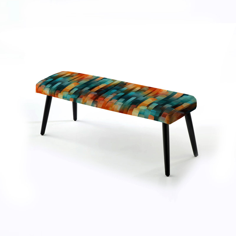 Banc rembourré noir Bachelder Bachelder