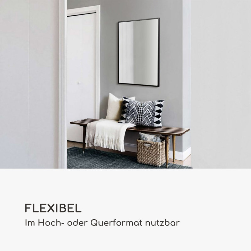 Croxley Metal Rectangle Wall Mirror