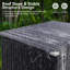 5.6x3ft Metal Outdoor Storage Shed, Waterproof with Front & Top Doors