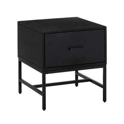 Ivywood 1 - Drawer Solid Wood 20" Nightstand