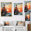 «Elisamarie Red Oil Rigs Resilient Rig I», reproduction sur toile encadrée-1947726077-1947726076