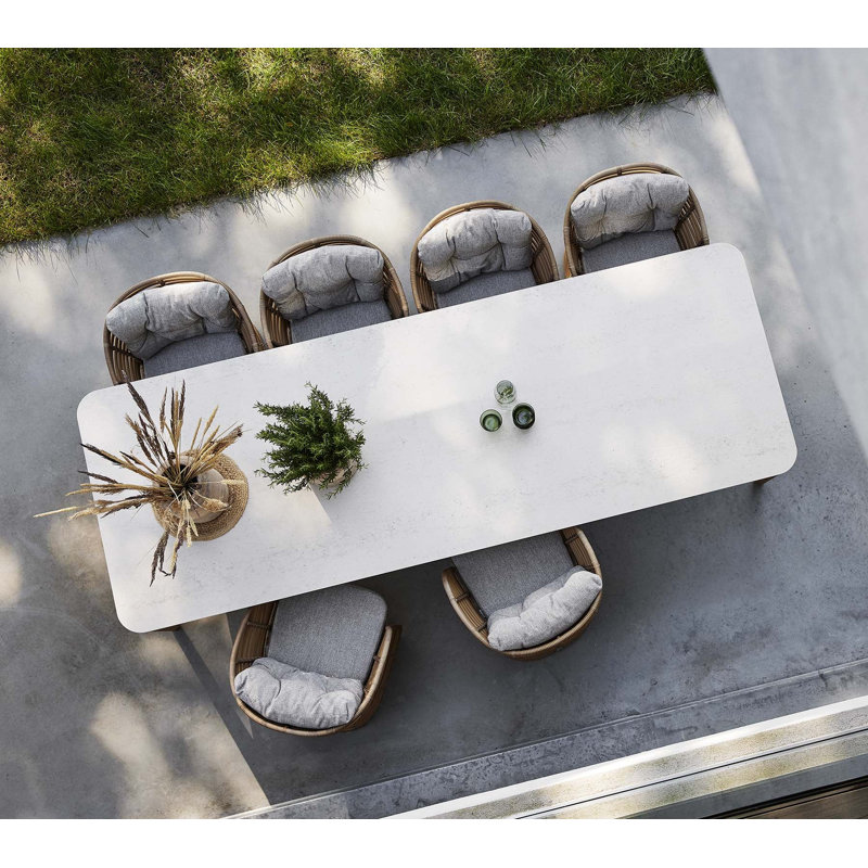 Basket Patio Armchair with Cushions