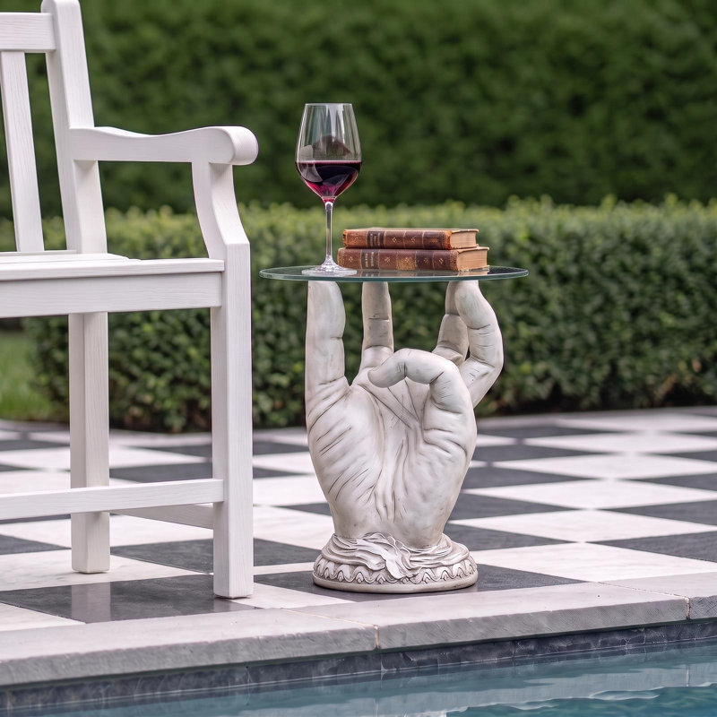 At Your Service Sculptural Side Table