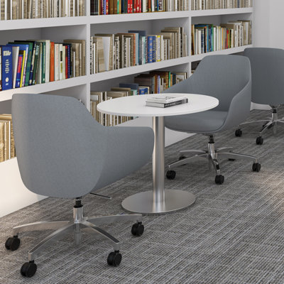 Chaise de bureau pivotante rembourrée Lilly de 9 à 5 places Lilly