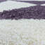 Tappahannock Shaggy Lila/Cream Rug-1891363890
