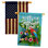 Drapeau de maison en polyester 2 côtés 40 x 28 po