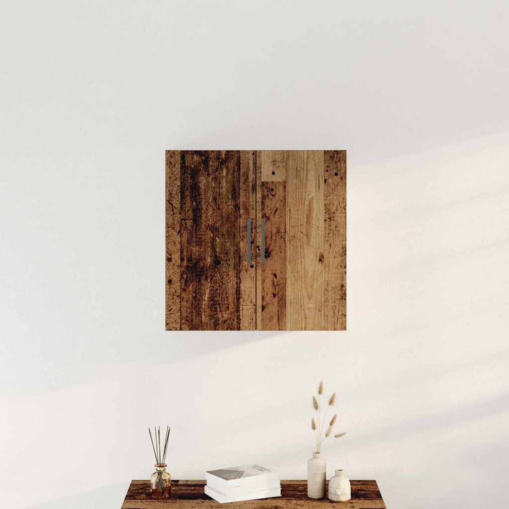 vidaXL Wall Cabinet Wall-mounted Engineered Wood Shelves Bathroom Compact
