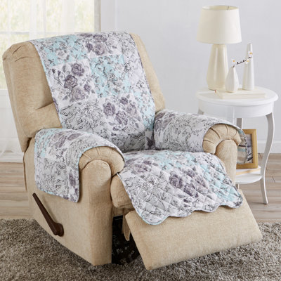 Maribel Solid Reversible Recliner Pet Furniture Protector Slipcover