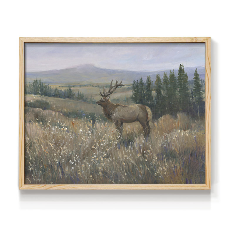 Western Wildlife II -Framed Print - Restickable, H 8 po x l 10 po, Naturel