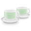 50's Style Porcelain Cappuccino Cups, Set of 2-690302972