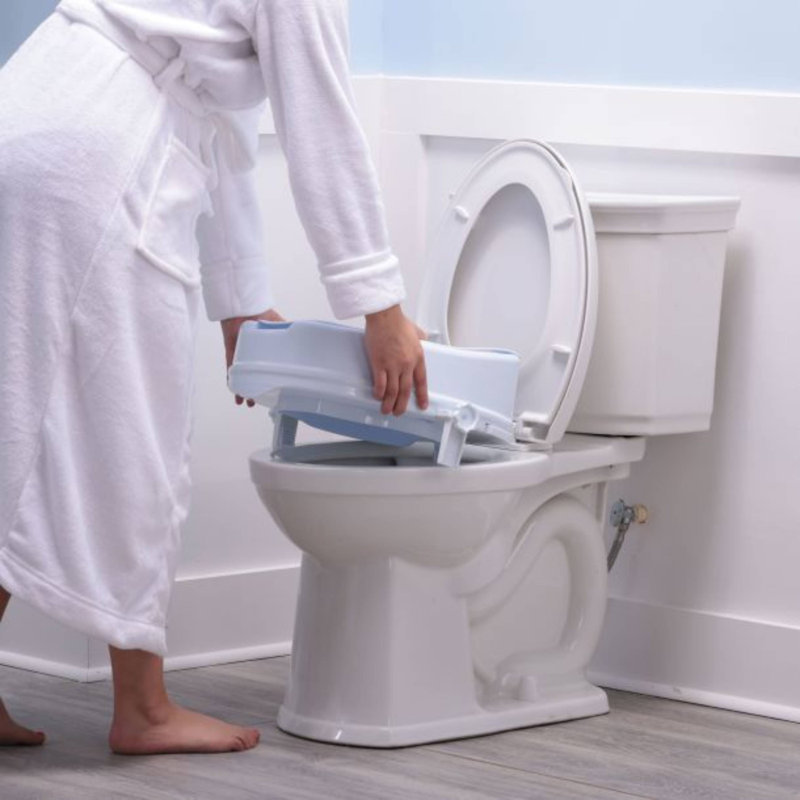 Preservetech Raised Toilet Seat With Bidet, Ambient Water