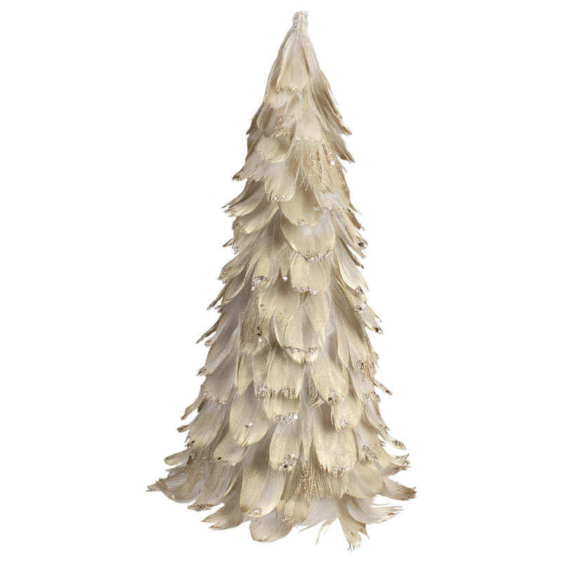 Arbre de Noël Feather Cone, H 12 po x l 6,5 po x P 6,5 po