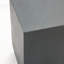 Table d'appoint d'extérieur carrée en ciment H 18 po Novato