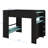 Full-Size Bunk Bed With Height-Adjustable Desk, Includes Wardrobe And RGB Lighting Options-1845805947