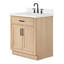 Meuble-lavabo simple 30 po en bois massif avec plateau en quartz 1,5 po Thornaby-630159924-619910860
