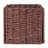 3-Pc Woven Rope Basket Set; Foldable; Walnut-931488519