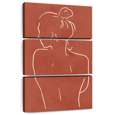 Leisha Female Body Sketch - Terracotta