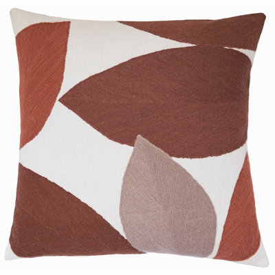 Spring Hand-Embroidered Chain Stitch Pillow