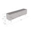 Crédence de rangement l 70,9 po avec foyer électrique Frobiorn-1192364376