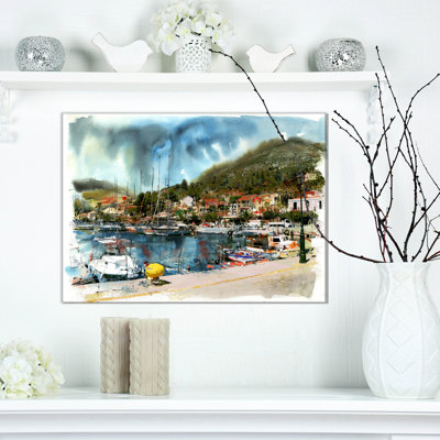 " Port On The Island Of Kefalonia "