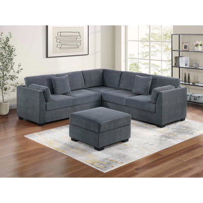 Ensemble de canapé 4 pièces L-Sectional RAF / LAF