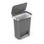 Simplehuman 45 Liter / 12 Gallon Rectangular Kitchen Step Trash Can with Soft-Close Lid, Plastic-17063973
