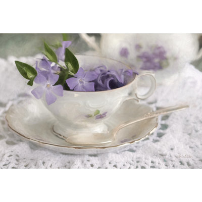 " Violet Teacup " by Lori Deiter