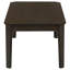 Ensemble de 3 tables basses et tables de bout Amaro brun foncé (table incluse seulement)