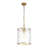 1-Light Handcrafted Textured Water-Glass Cylinder Pendant-1347820205