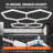 Hexagon Garage Lights 26400LM 5 Grid Honeycomb LED Shop Ceiling Light