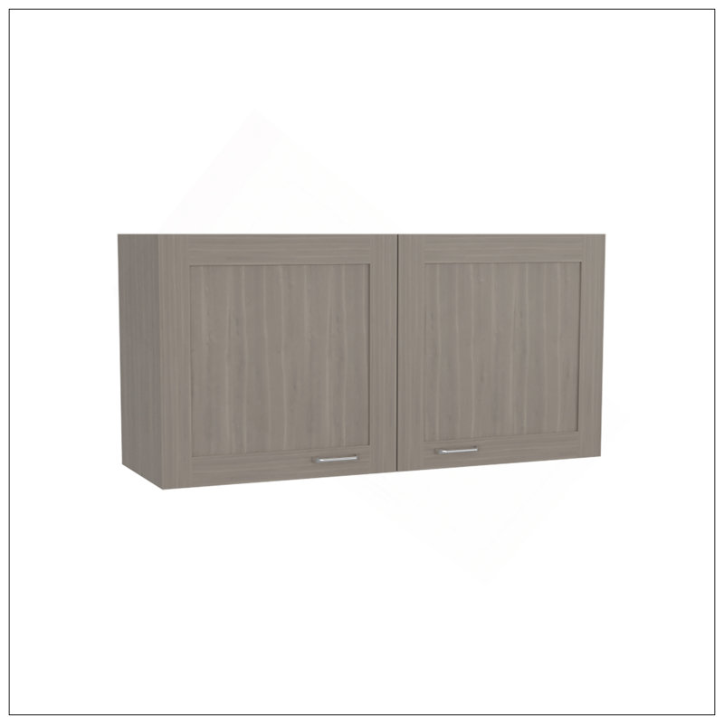 Armoire murale, 2 portes, chêne blanc, Chêne blanc