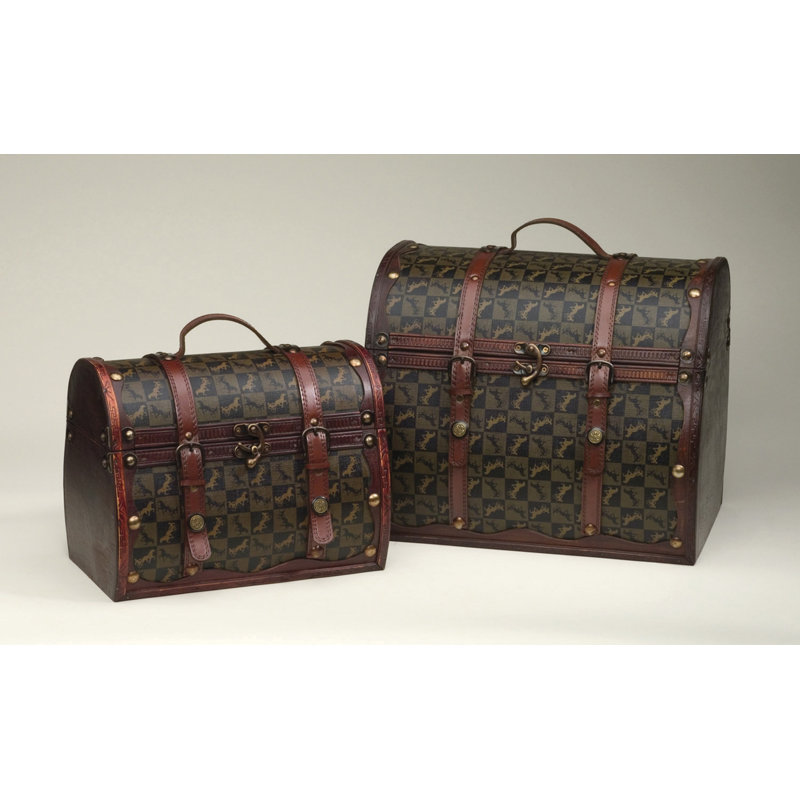 Mafalda 2-Piece Dome Top Decorative Box Set