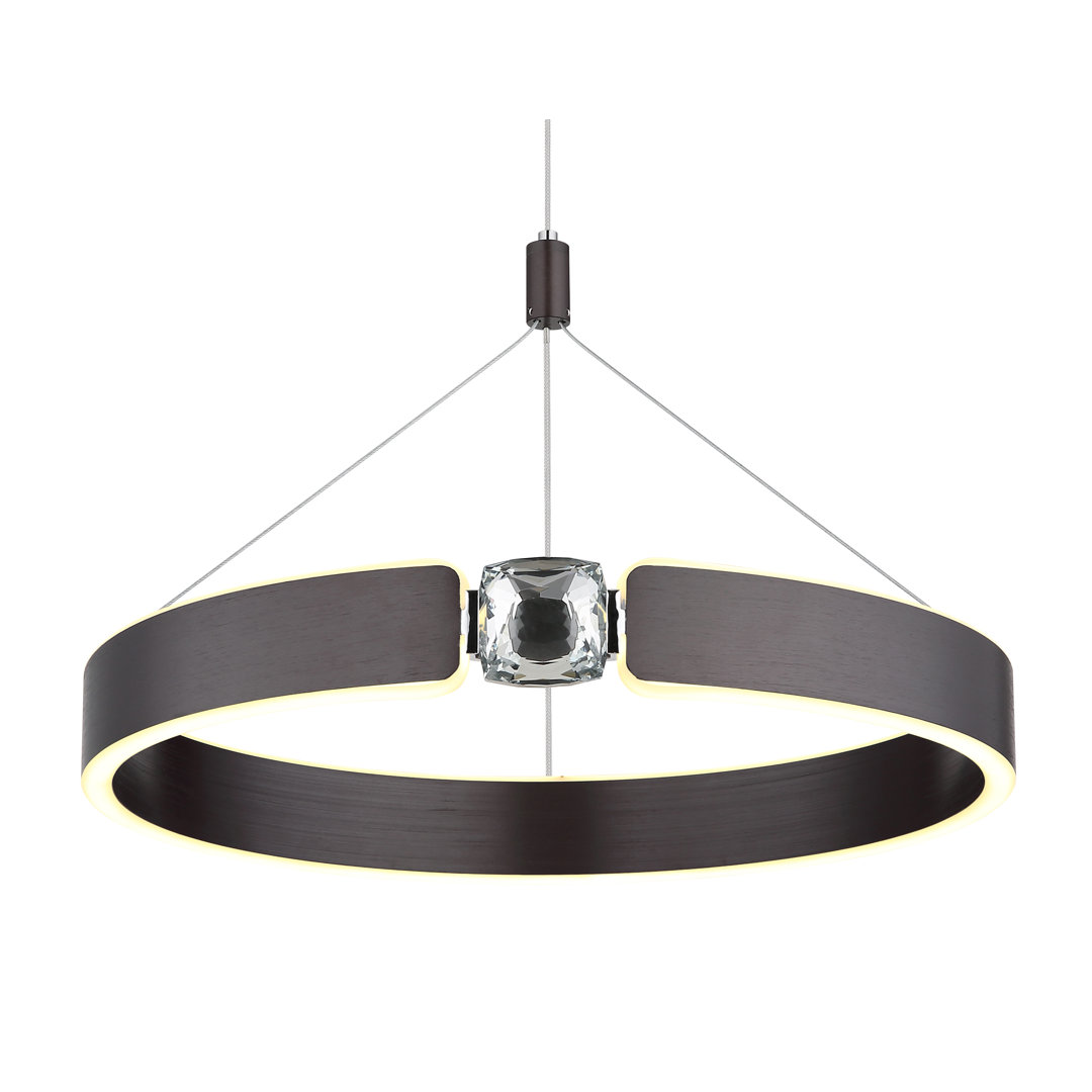 Delcenia 1 - Light Bronze LED Geometric Pendant