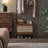 MortiseTenon Coat Rack with Rattan Drawer