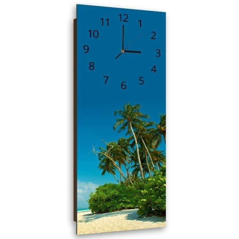 Analoge Wanduhr Tropical Beach Geräuschlos