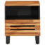 40cm W Steel Bedside Table-101281014