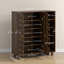 Armoire à chaussures avec armoire à 5 niveaux et 5 tablettes ouvertes-101946150