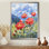Giovannah - Art mural sur toile à motif floral