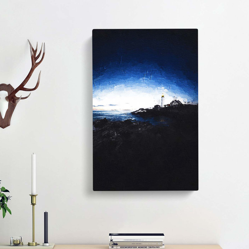Portland Maine Lighthouse - Wrapped Canvas, 76cm H x 50cm W x 3cm D