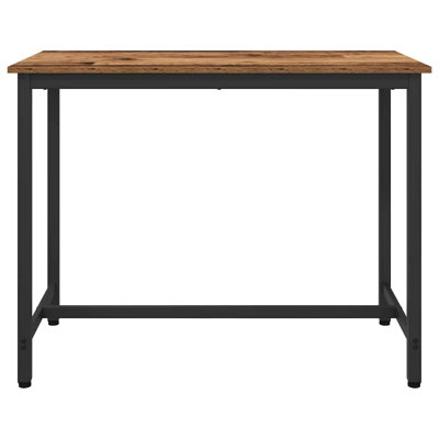 Rectangular Dining Table with Steel Base
