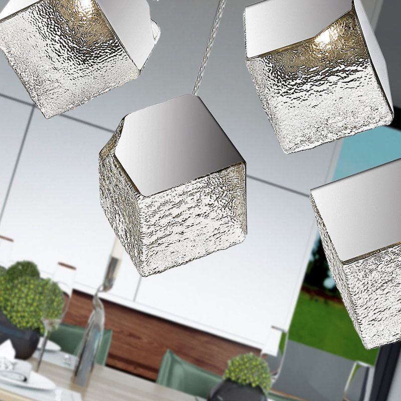 Adryn 5 - Light Cluster Pendant, Chrome