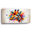 «Giraffe Paint Splash» par Rey Klimt, art mural en verre acrylique-2115278081