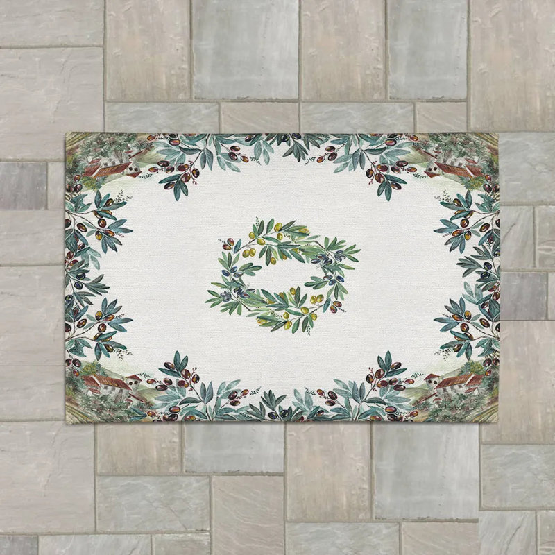 Tapis d'extérieur Olive Grove, Rectangle 5 pi x 7 pi
